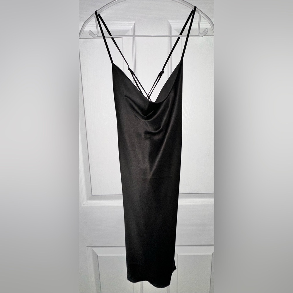 Elegant Black Slip Dress